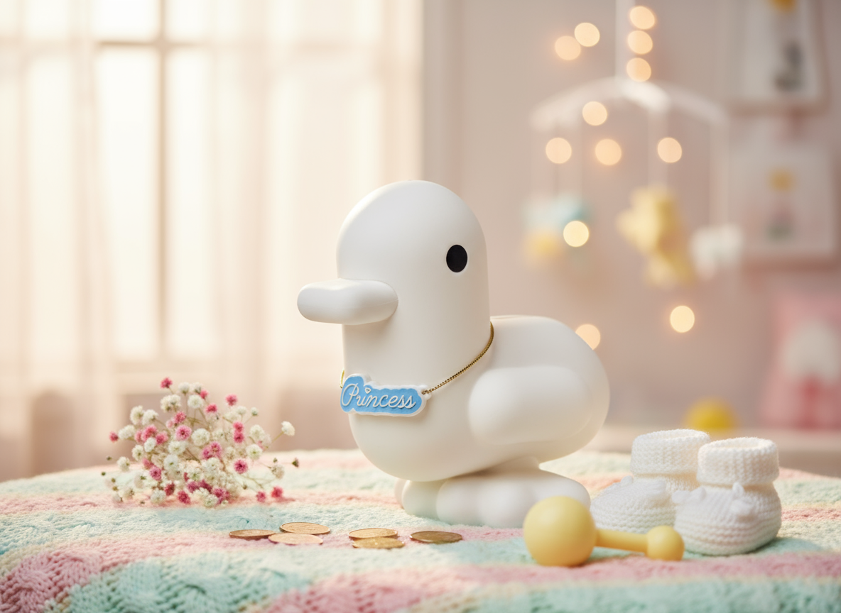 Tirelire Canard Blanc Candy