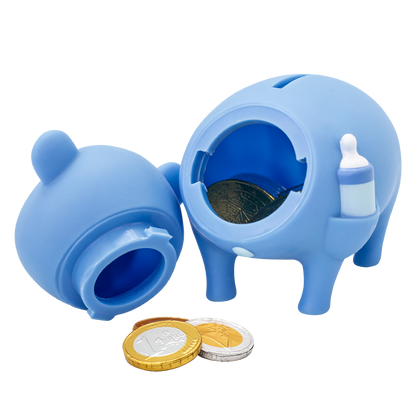 Blue Baby Boy Pig