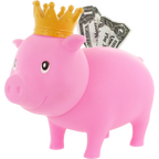 Cochon Rose Couronne | Design e regali originali