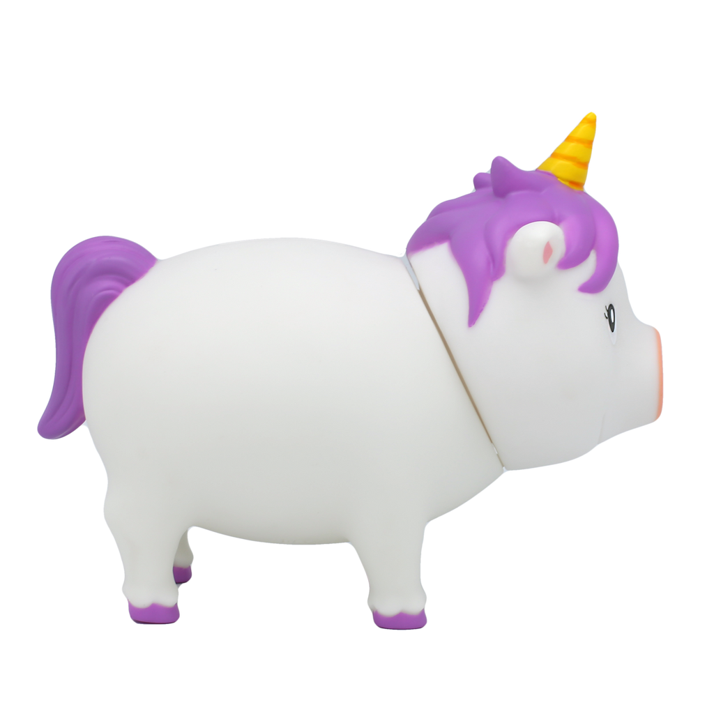 Weißes Einhorn-Schwein