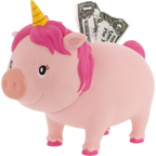 Rosa Einhorn-Schwein