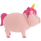 Rosa Einhorn-Schwein