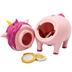Rosa Einhorn-Schwein