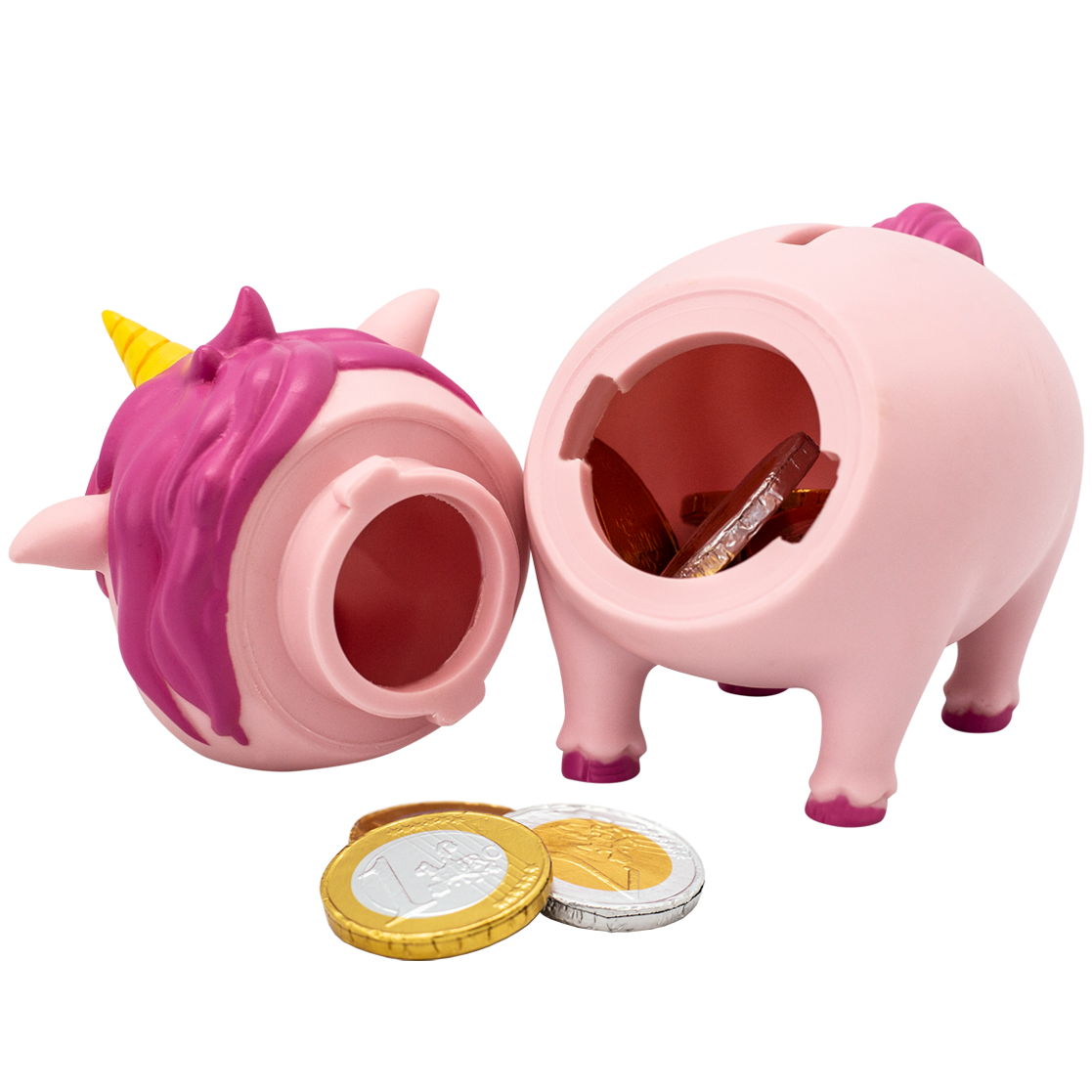Rosa Einhorn-Schwein