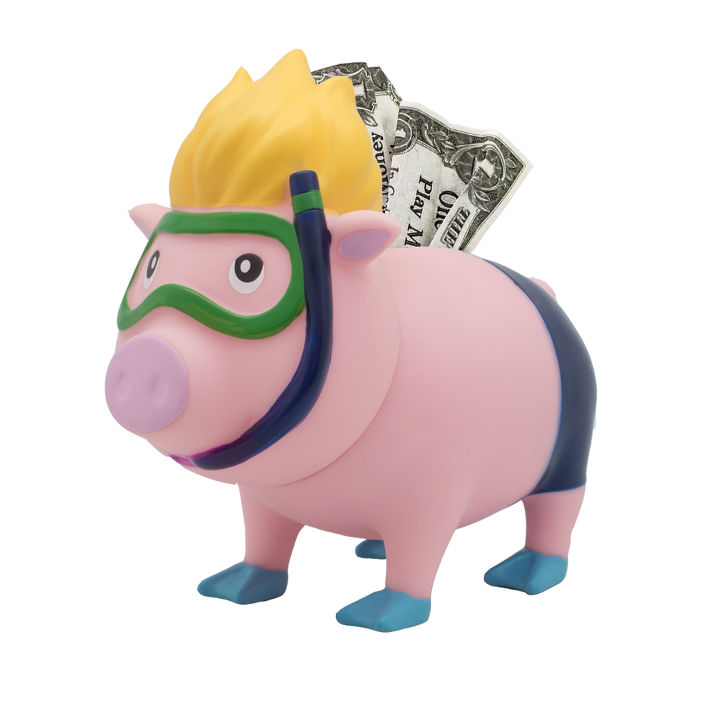 Tauchendes Schwein
