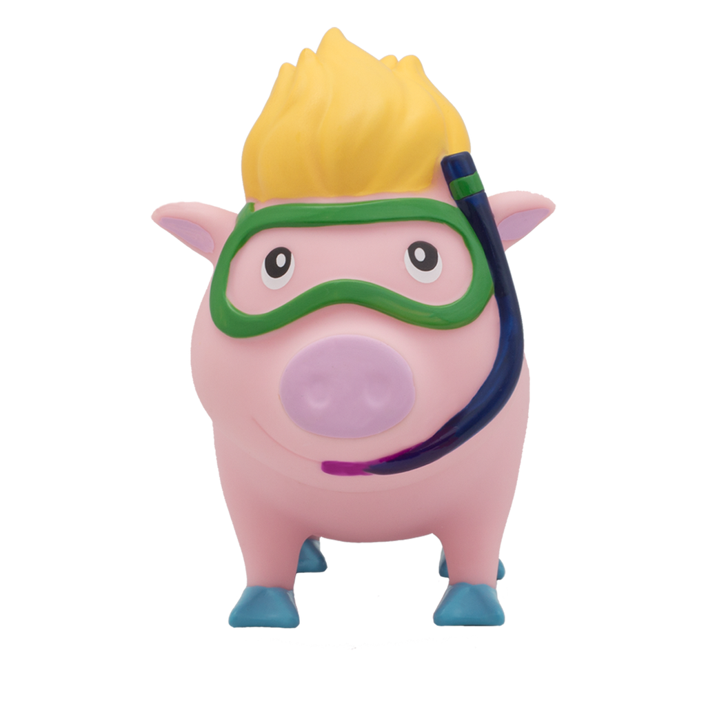 Tauchendes Schwein