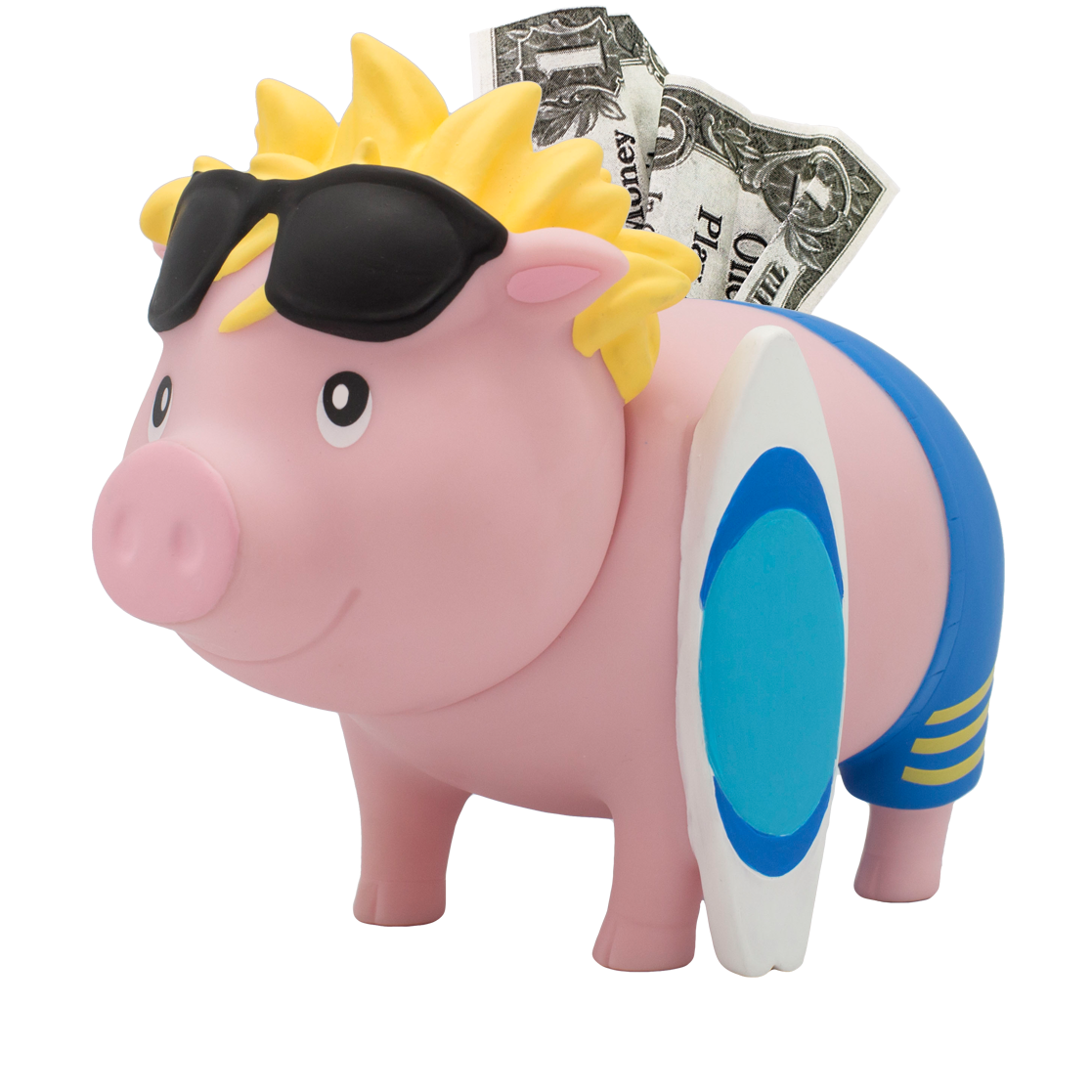 Surfing Pig