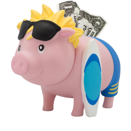 Surfing Pig