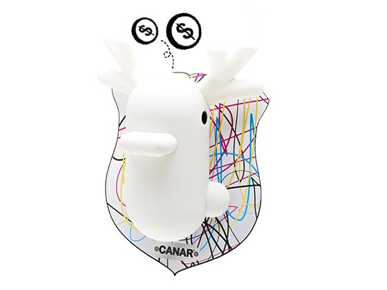 Tirelire Murale Canard Blanc | Objetos de diseño y regalos originales