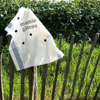 Oggetto regalo di design – torchon famille mamie gateau pied de poule 