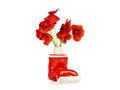 Vase Tube de Peinture Rouge – Grand