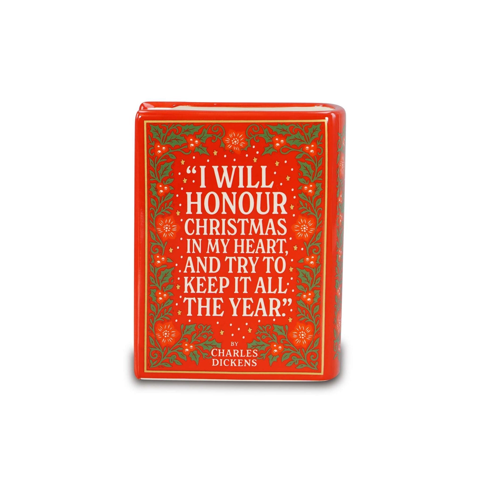 Pot en céramique Un chant de Noël 14 cm
