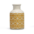 Carreaux de vase en céramique Design jaune