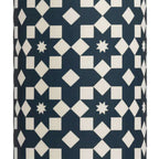 Vase en céramique, design, bleu foncé, gris