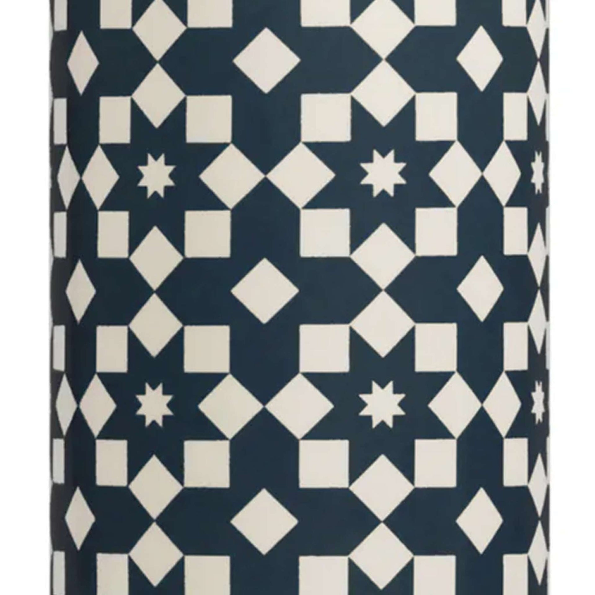 Vase en céramique, design, bleu foncé, gris