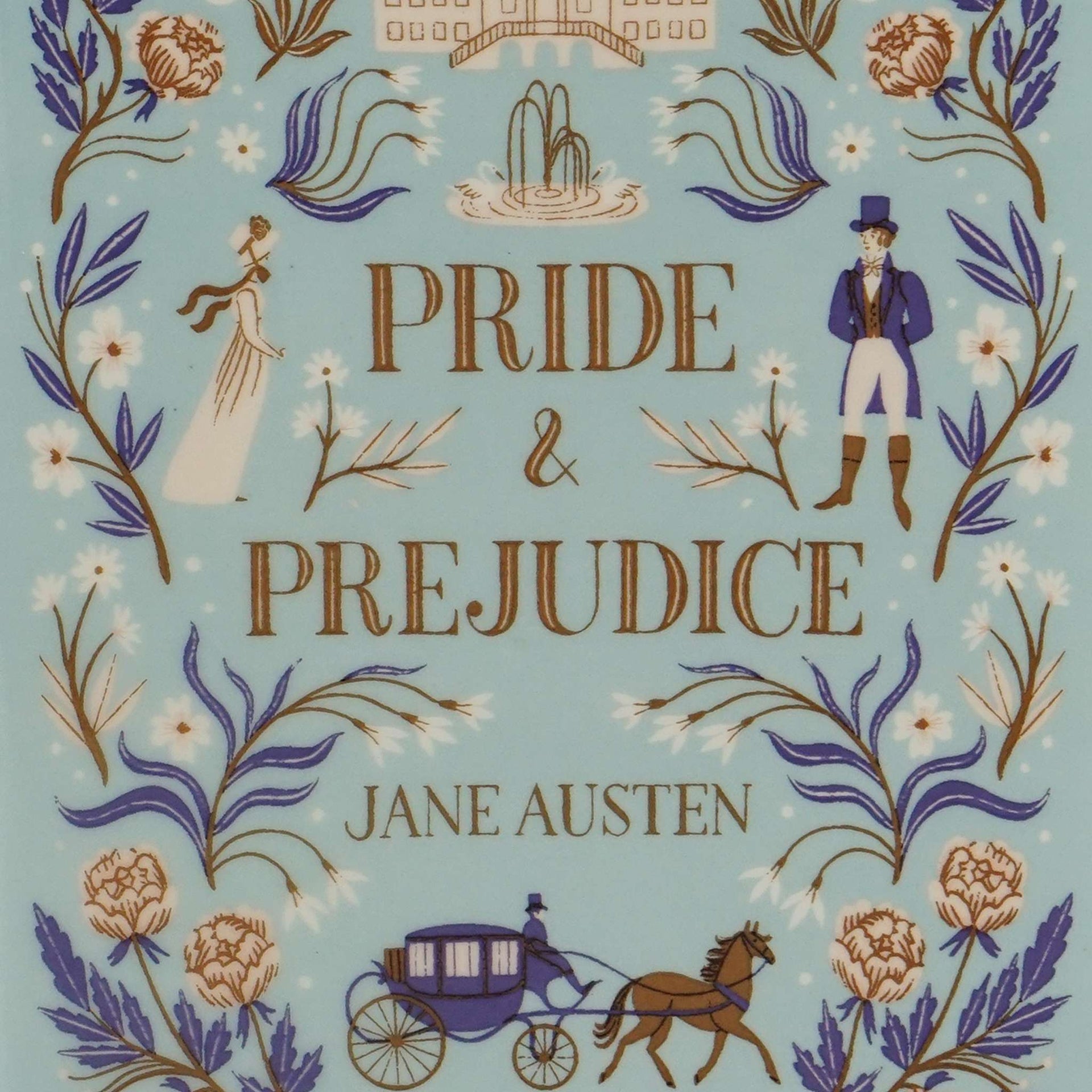 Vase en céramique Jane Austen - Pride & Prejud. 14 cm