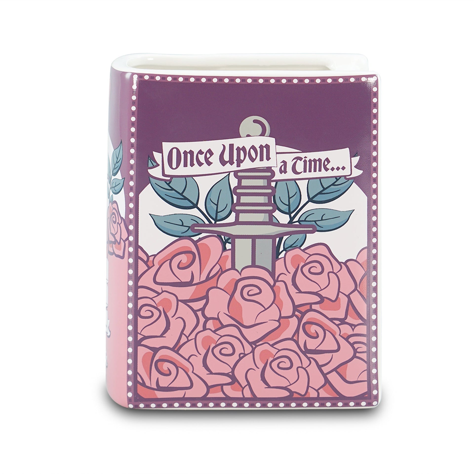 Cache-pot livre en céramique Romantasy - 14 cm