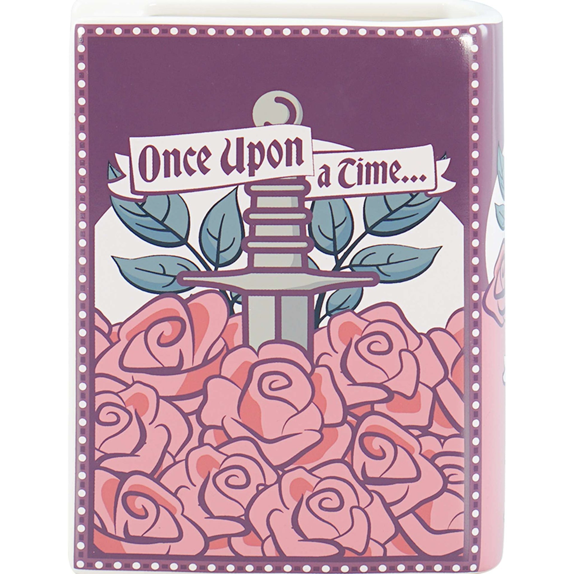 Cache-pot livre en céramique Romantasy - 14 cm