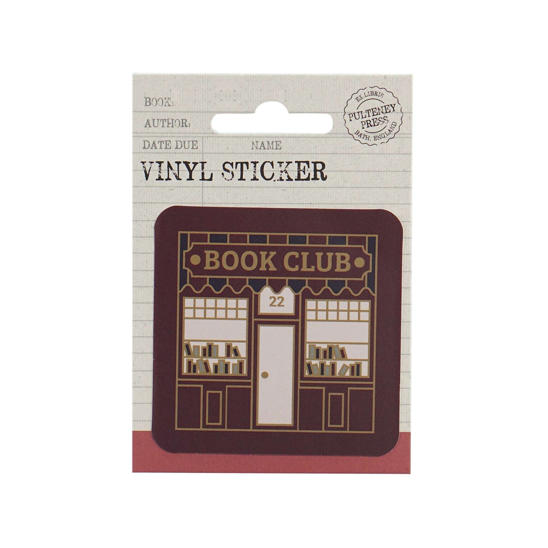 Sticker vinyle Book Club