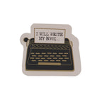 Sticker vinyle I Will Write My Book