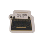 Sticker vinyle I Will Write My Book
