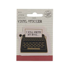 Sticker vinyle I Will Write My Book