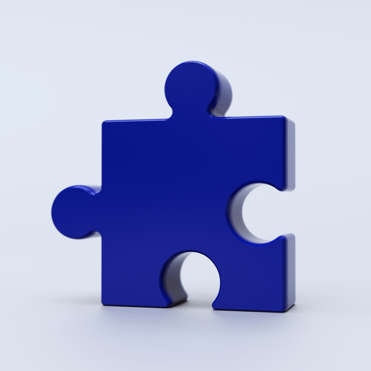 Vase Puzzle bleu — Fluid Market, vue 1