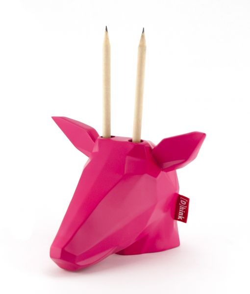 tete de cerf fuchsia dhink 