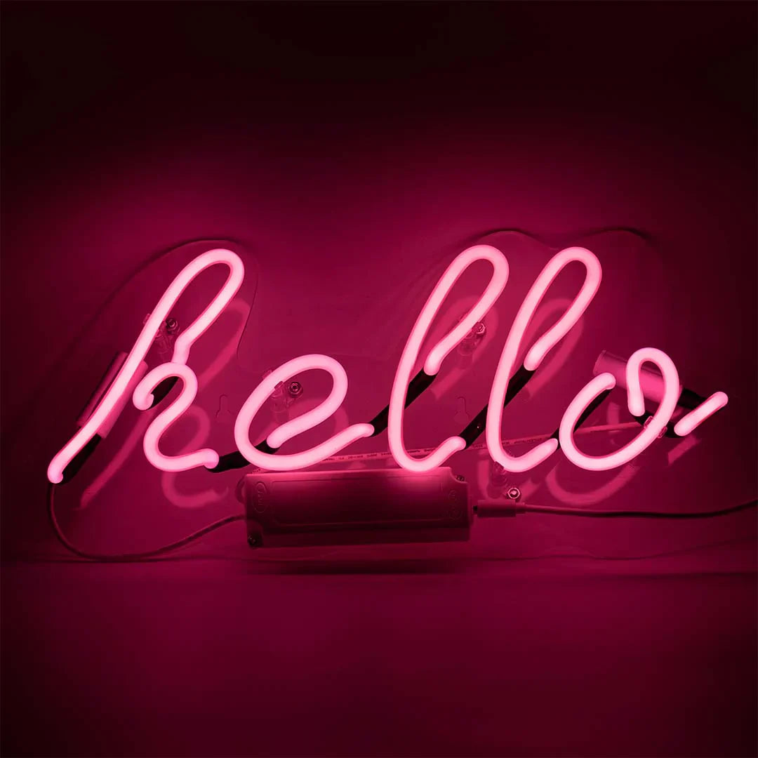 Wall Neon - Hello Rose