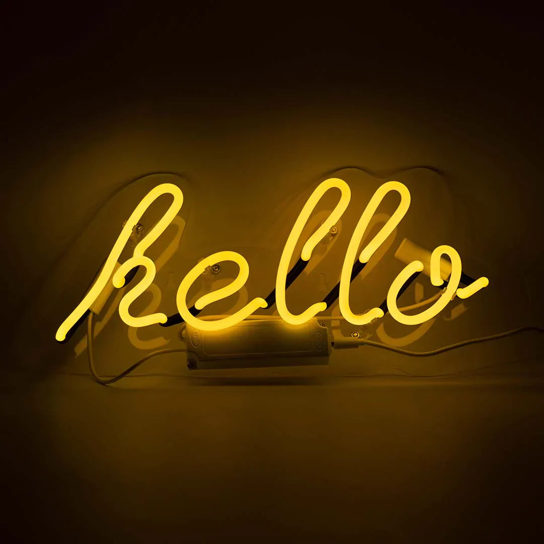 wall neon hello yellow WNE HELLO YE 5060081506995