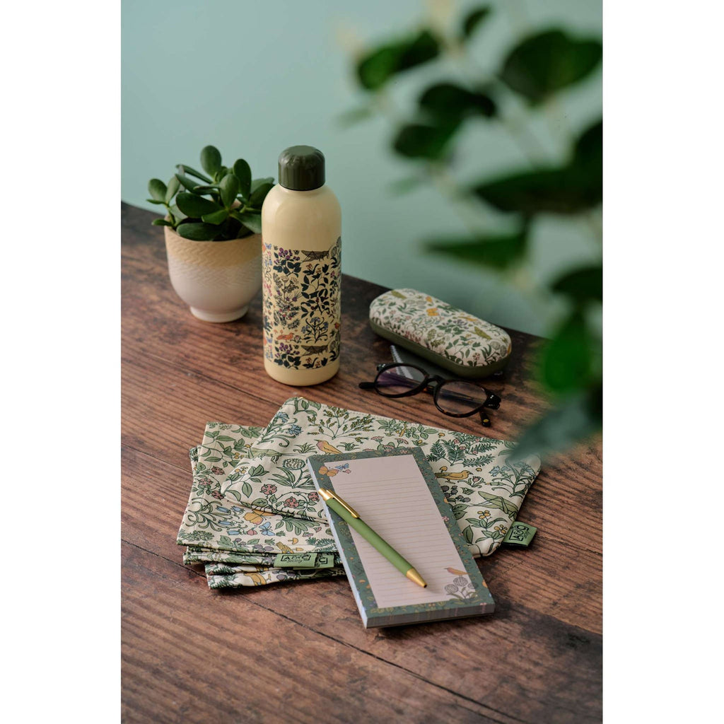 Metal water bottle Voysey Garden Botanical Fauna
