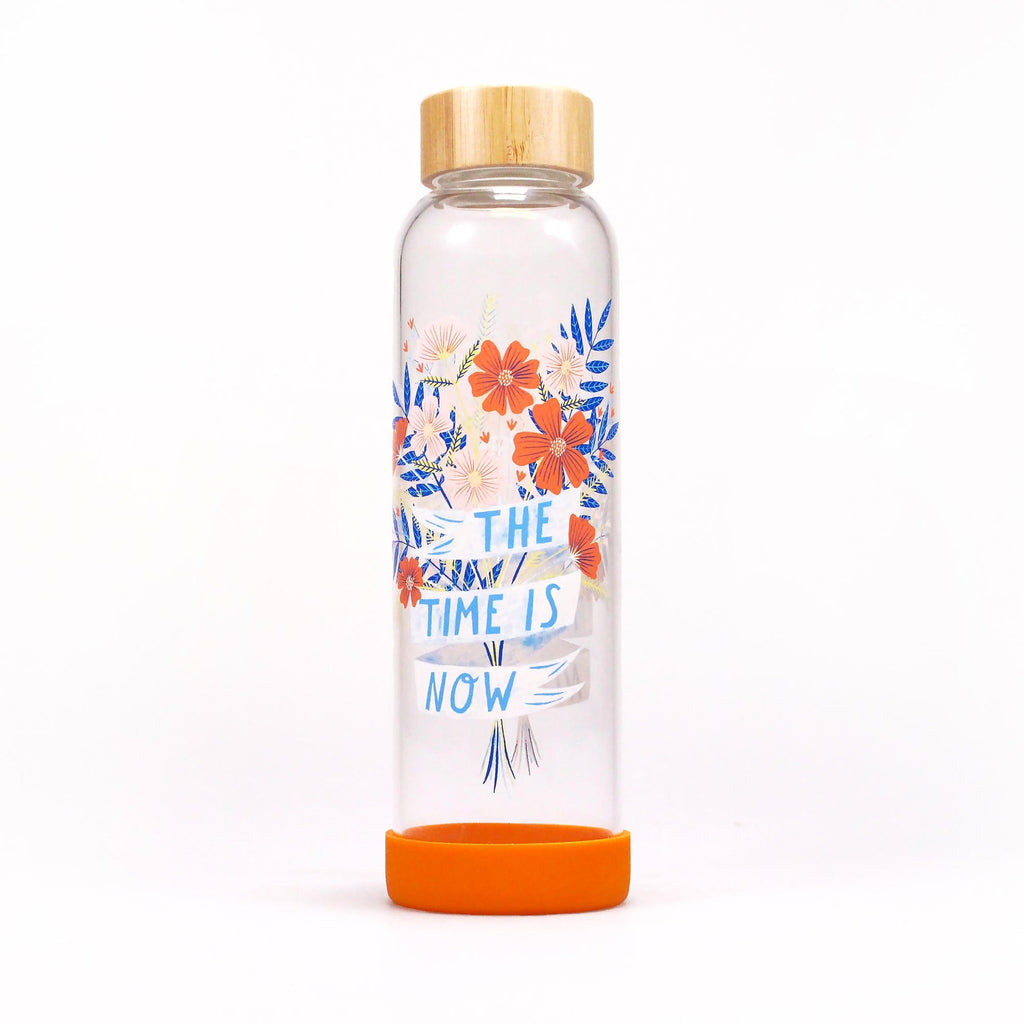 Gourde en verre Bonbi Forest The Time is Now - 500 ml