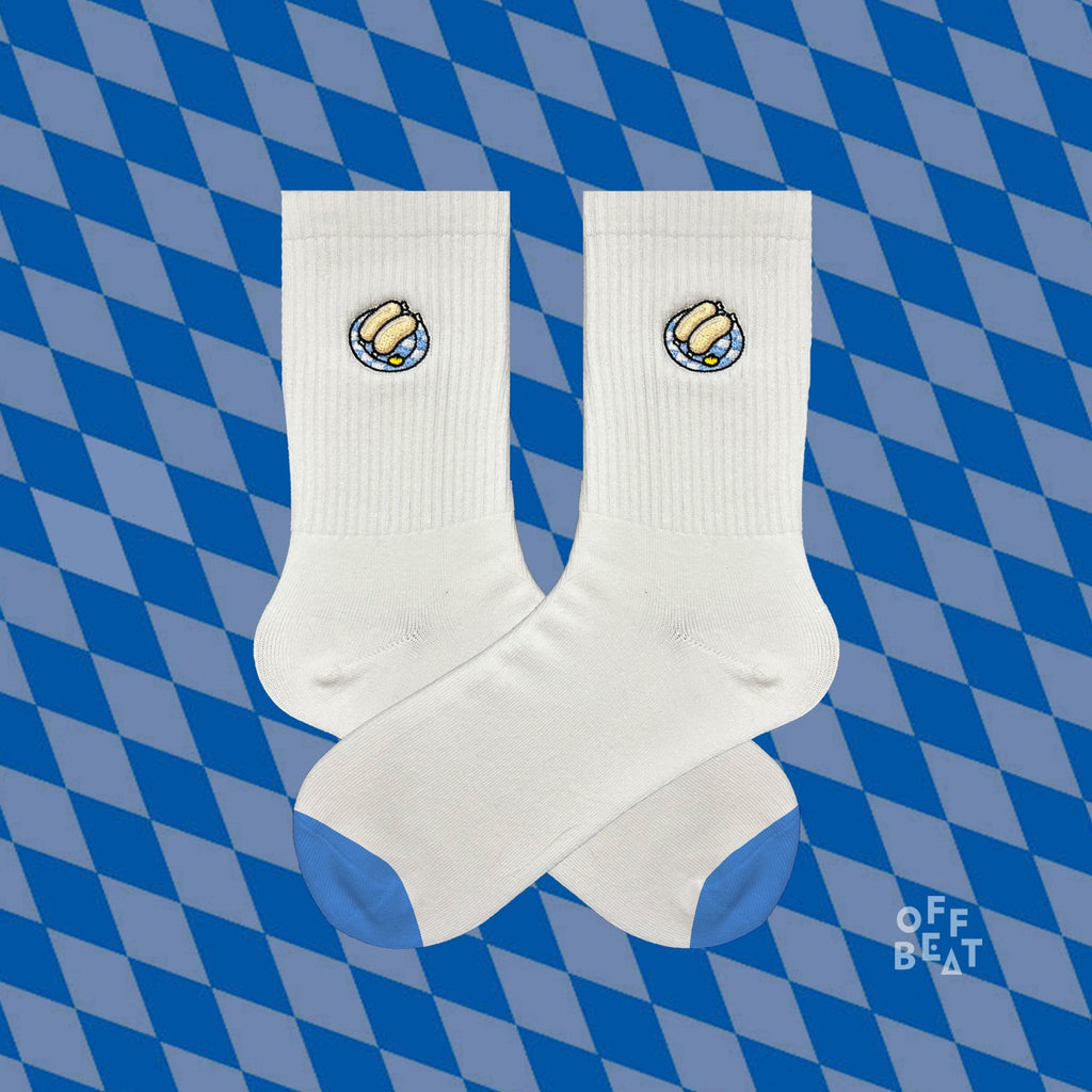 Chaussettes Brodées Weisswurst