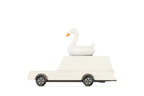 Candycar World Holzauto - Weißer Schwan