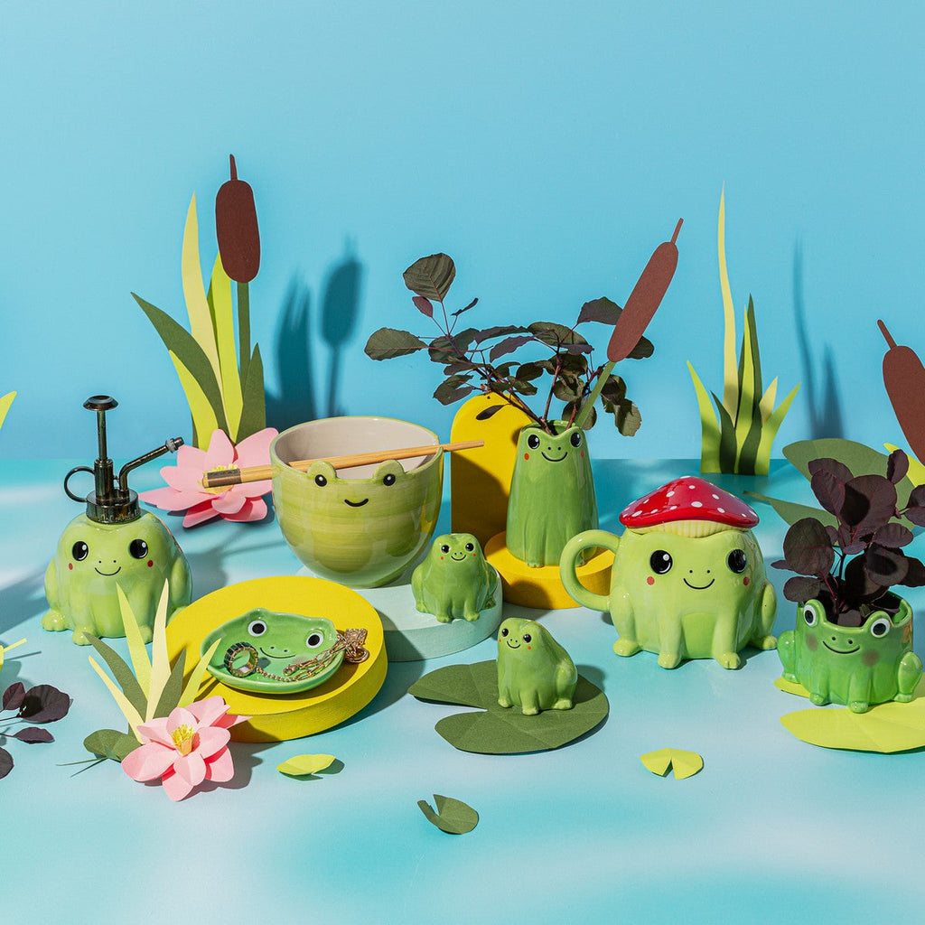 Mug Grenouille avec couvercle Champignon