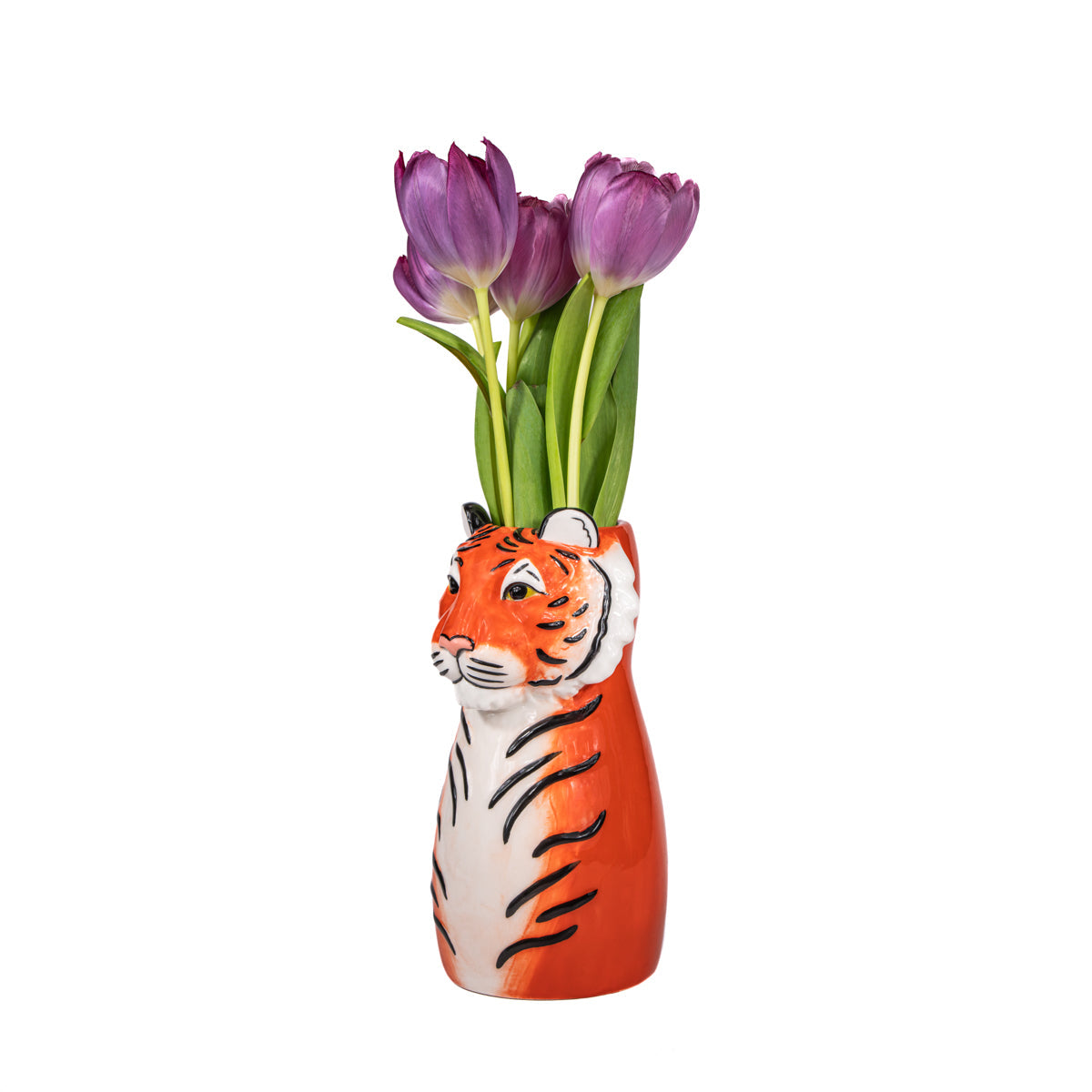 Tigerförmige Vase