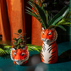 Tigerförmige Vase