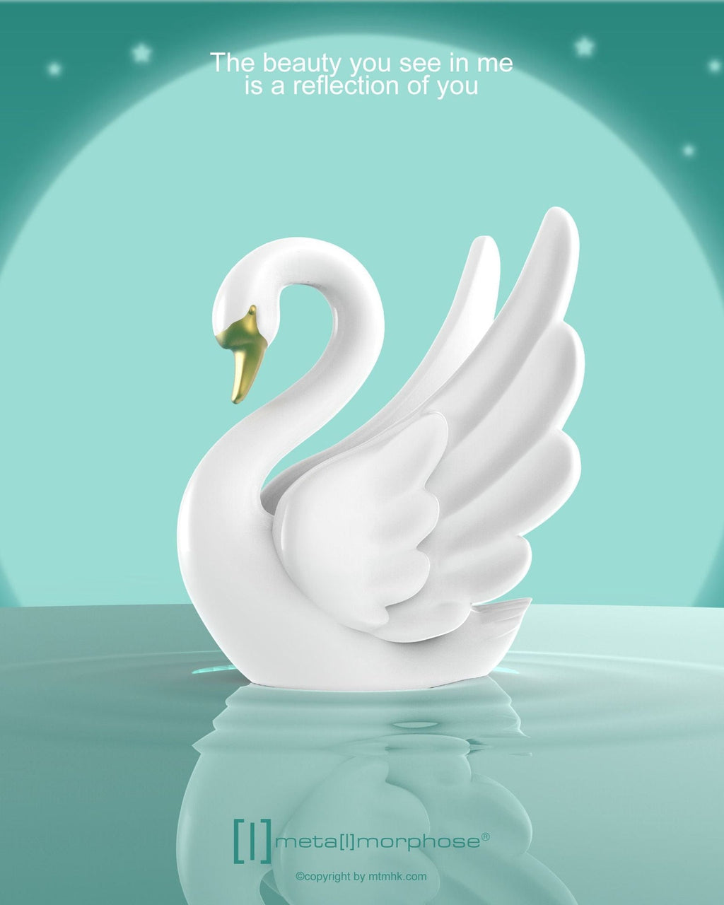 Porte clés Cygne | Oggetti di design e regali originali