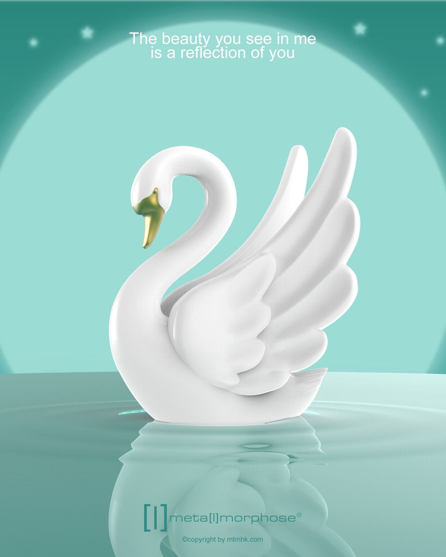 Porte clés Cygne | Oggetti di design e regali originali