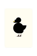 Carte postale Canard de mer Noire
