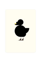 Carte postale Canard de mer Noire