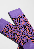 BeCamo Purple - Chaussettes coton biologique