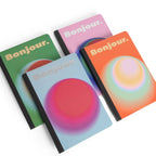 Carnet Orange Bonjour A5 Helio Ferretti Vue 3