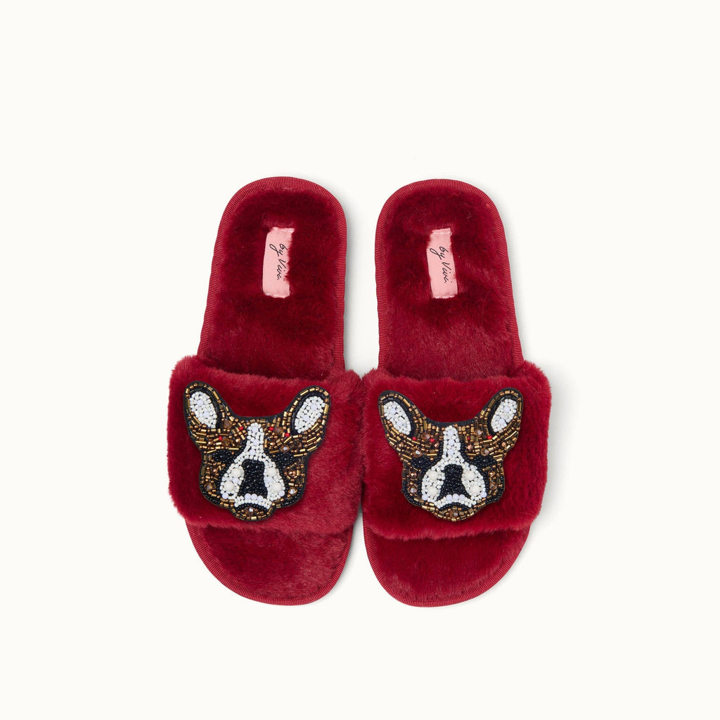 Paire de broches pour Chaussons - Bouledogue français | Design e regali originali