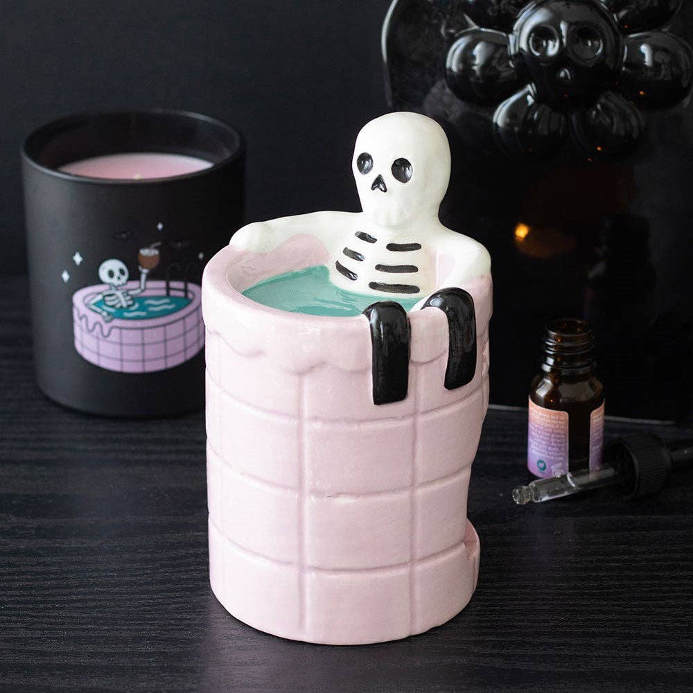 Brûle-parfum Squelette "Dead Cool Summer"