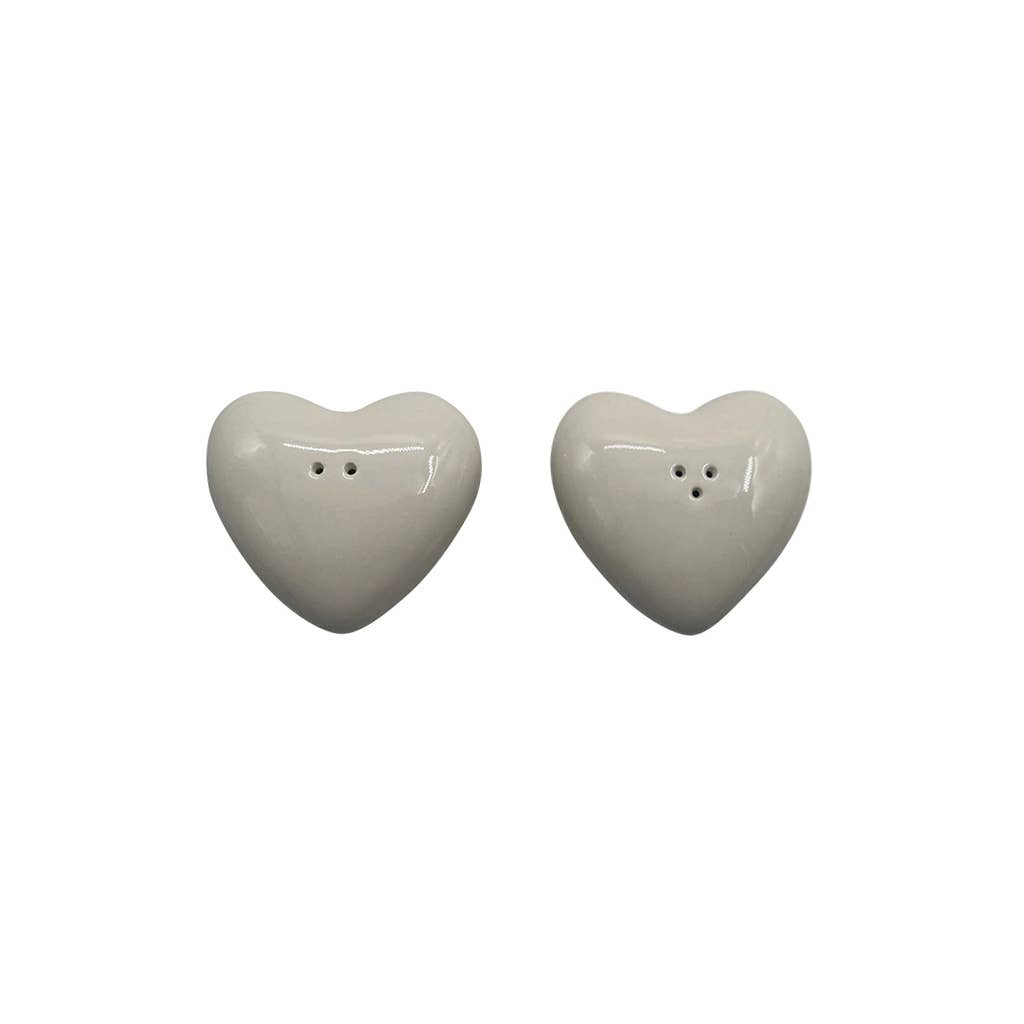 Sel et poivre Cœur blanc