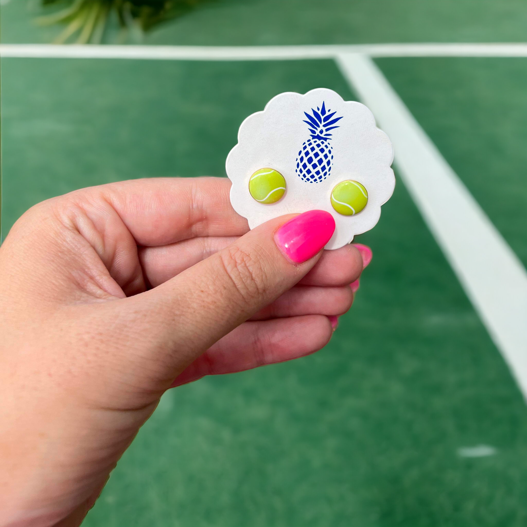 Boucles d'oreilles Tennis