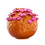 Vase Verano, Grès Orange/Rose, 34 x 29,5 cm