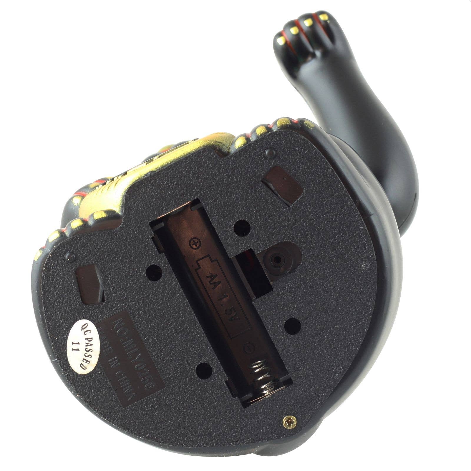Chat chanceux noir 15cm