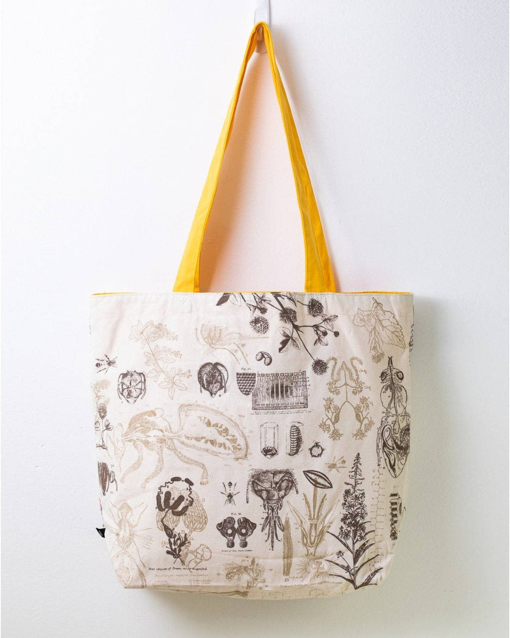 Sac fourre-tout en toile avec motif d'abeille – produit scientifique Cognitive Surplus EU, vue 3